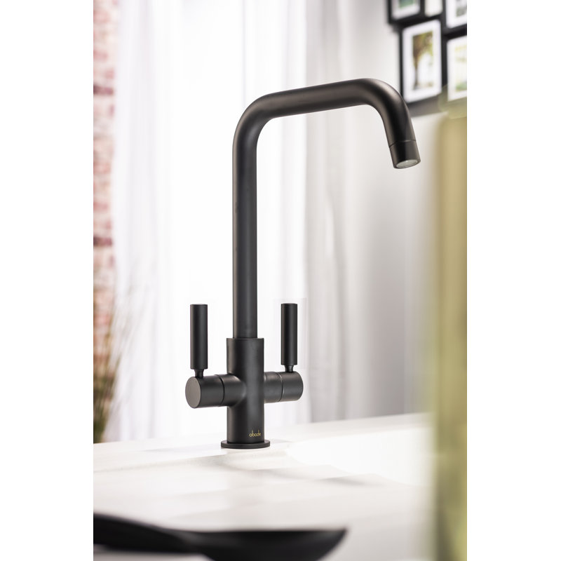 Abode Globe Quad Monobloc Tap, Matte Black