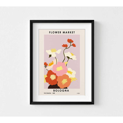 «Flower Market», reproduction d'art floral moderne