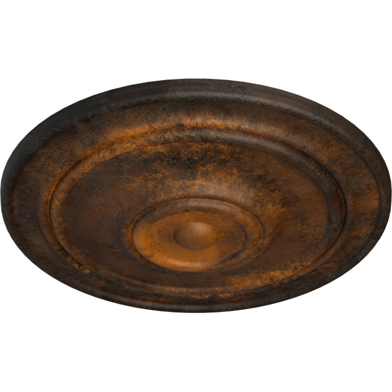Médaillon de plafond classique Endurathane, 21 7/8 po x P 2 3/8 po (pour auvents jusqu'à 5 1/2 po), Rouille