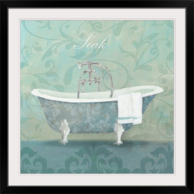 « baignoire » avery tillmon, impression Damask Bath