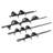 16.5'' H x 2.6'' W Metal Fencing Kits