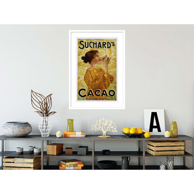 Circa 1905 Belgian Poster for Suchard's Cacao by Unknown -Framed Giclee Print