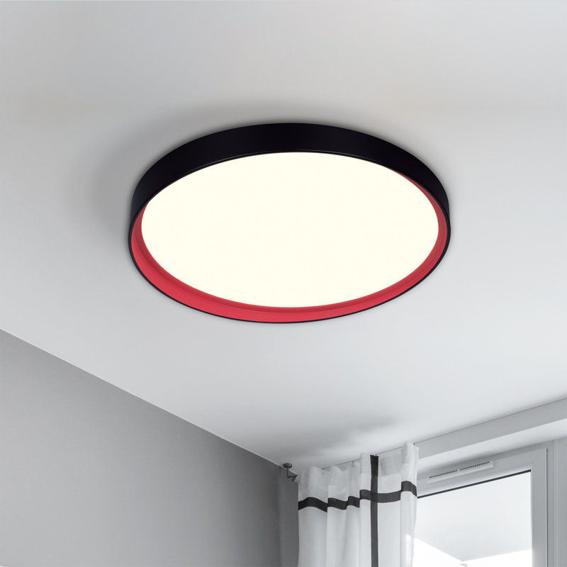 Plafonnier encastré 1 lumière DEL 25,67 po, H 2,83 po x l 25,6 po x P 25,6 po