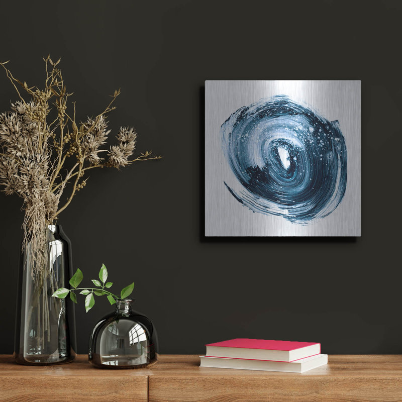 «Indigo Nebula II» par Ethan Harper, H 12 po x l 12 po