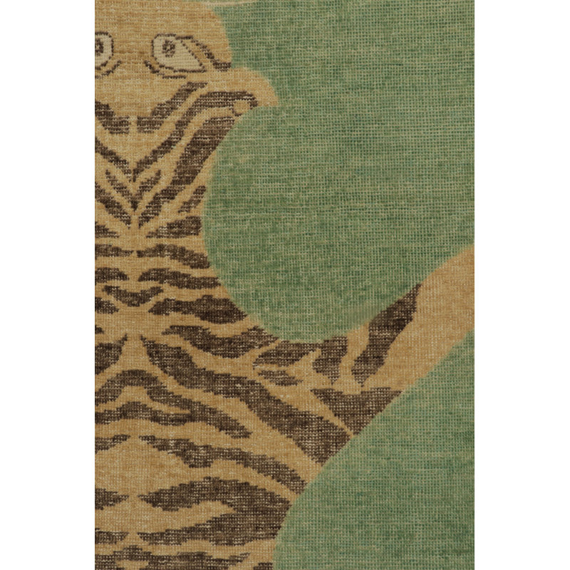 Distressed Homage Animal Print Area Rug, Rectangle 6' x 9'