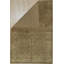 Tapis transitionnel en laine noué à la main beige Bradley-1738435176