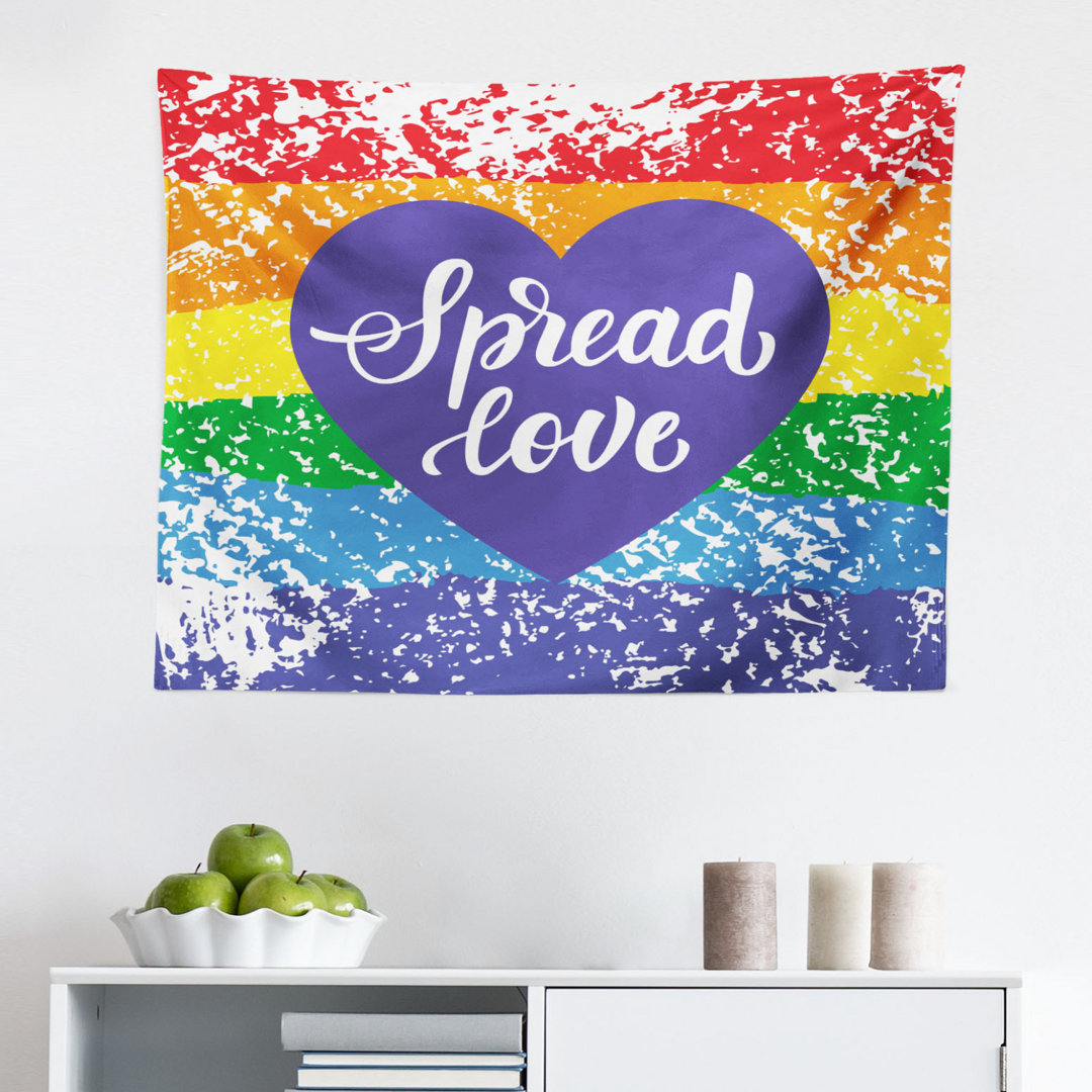 Tapisserie Spread Love Hand Herz