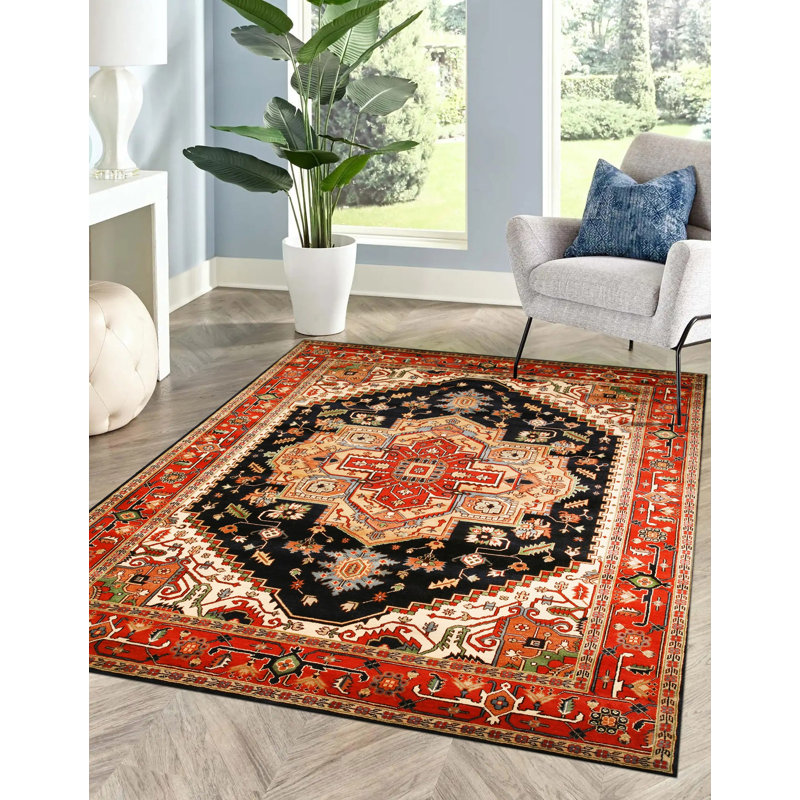 Ella Oriental Brown Hand Knotted Area Rug, Rectangle 9' x 12'