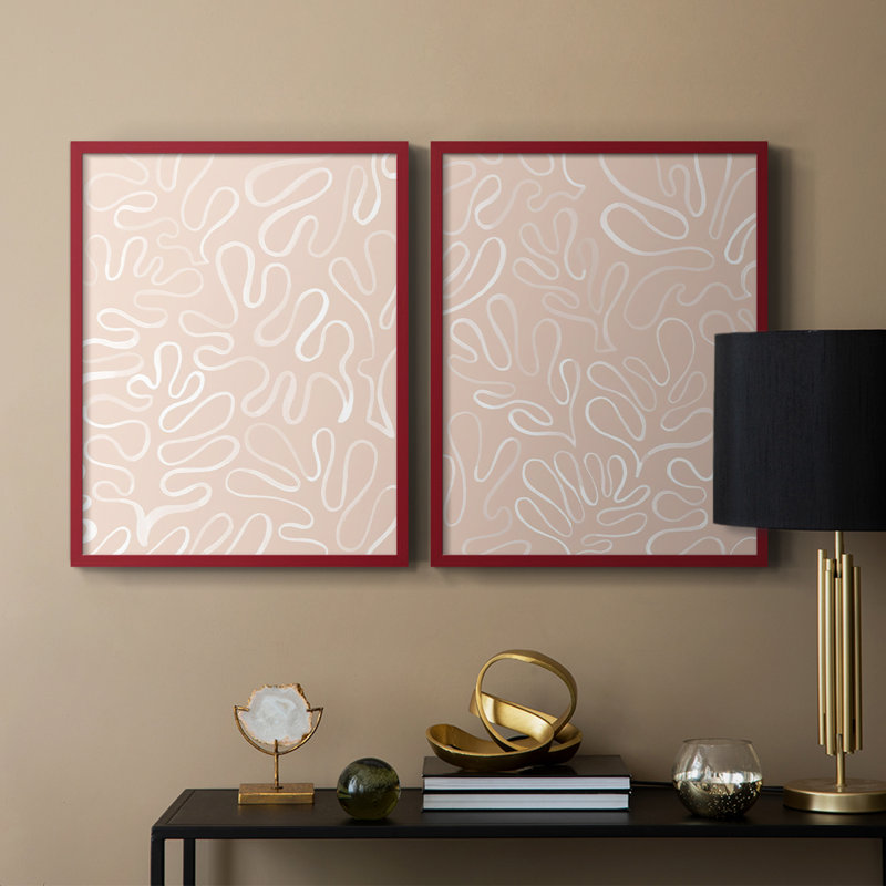 Matisse pièces III - reproduction encadrée de qualité supérieure - prête à être accrochée - aucun clou requis - aucun clou requis
