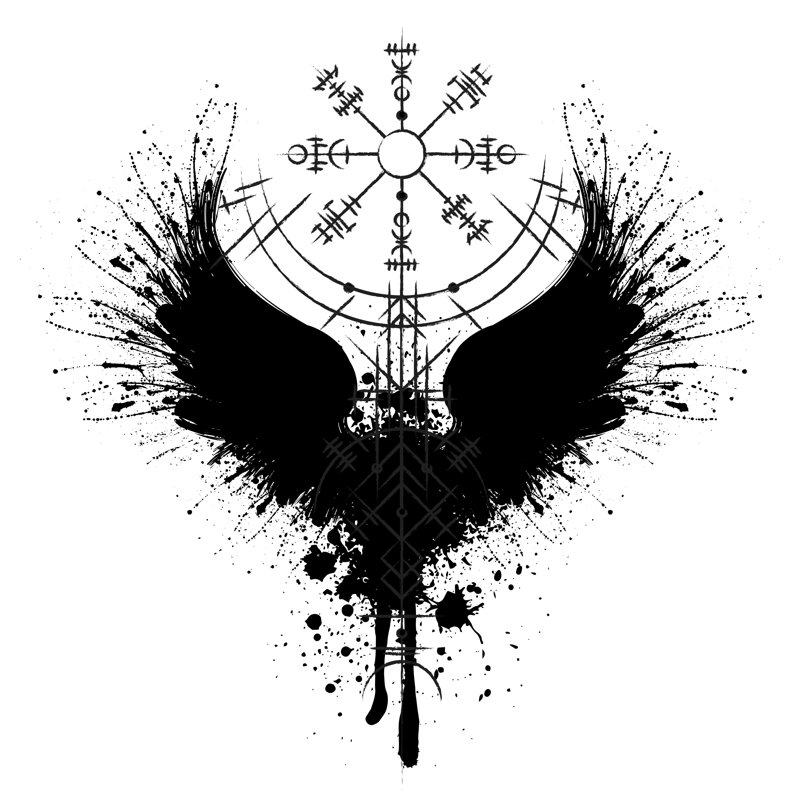 Raven by LongQuattro - Wrapped Canvas Print, 91cm H x 91cm W x 3.8cm D
