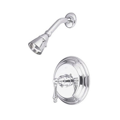 Vintage Thermostatic Pressure Balanced Shower Faucet with Metal Lever Handles