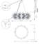 Luminaire suspendu en cristal Galewood Modern Glam Firework-1056795387-1053893104-1053893119