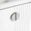 Meuble-lavabo de 28 po avec lavabo en céramique pour petite salle de bain-102299687