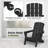  Folding Adirondack Chairs Weather-Resistant HDPE Outdoor Firepit Chairs With Cup Holder-630894788