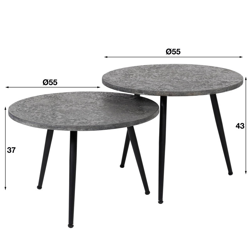 2-piece coffee table set