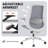 Ergonomic Mesh Office Chair with adjustable armrests for front, back, left, and right，Adjustable Height & Lumbar Support - Breathable Task Chair-1694286982