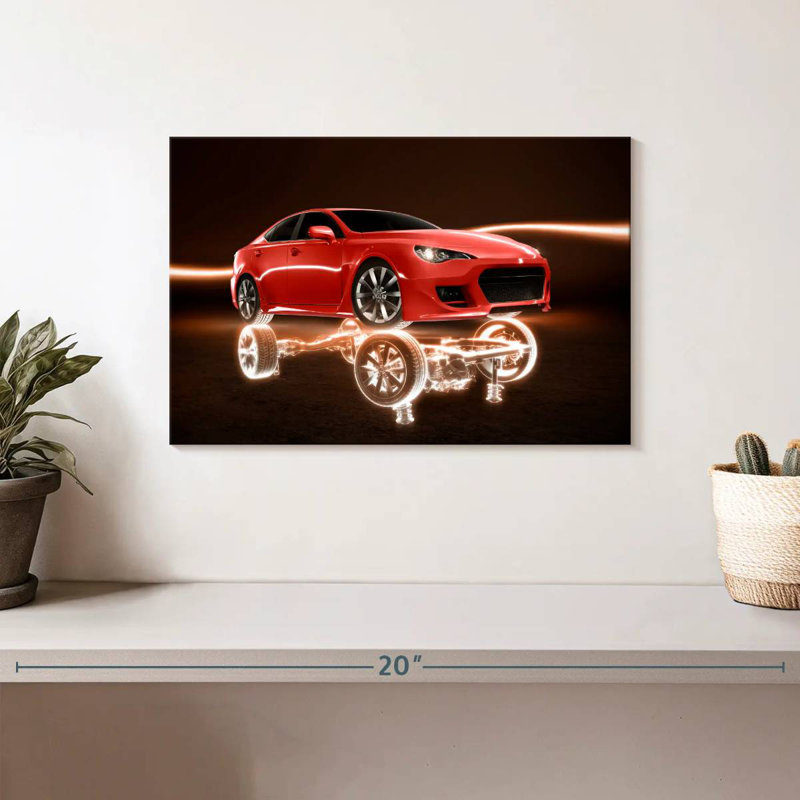 Cadre de voiture Mehar Glow, H 8 po x l 12 po