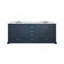 Ensemble de meuble-lavabo double 80 po X P 22 po D, dessus en marbre de Carrare et ensemble de robinet-1430347621
