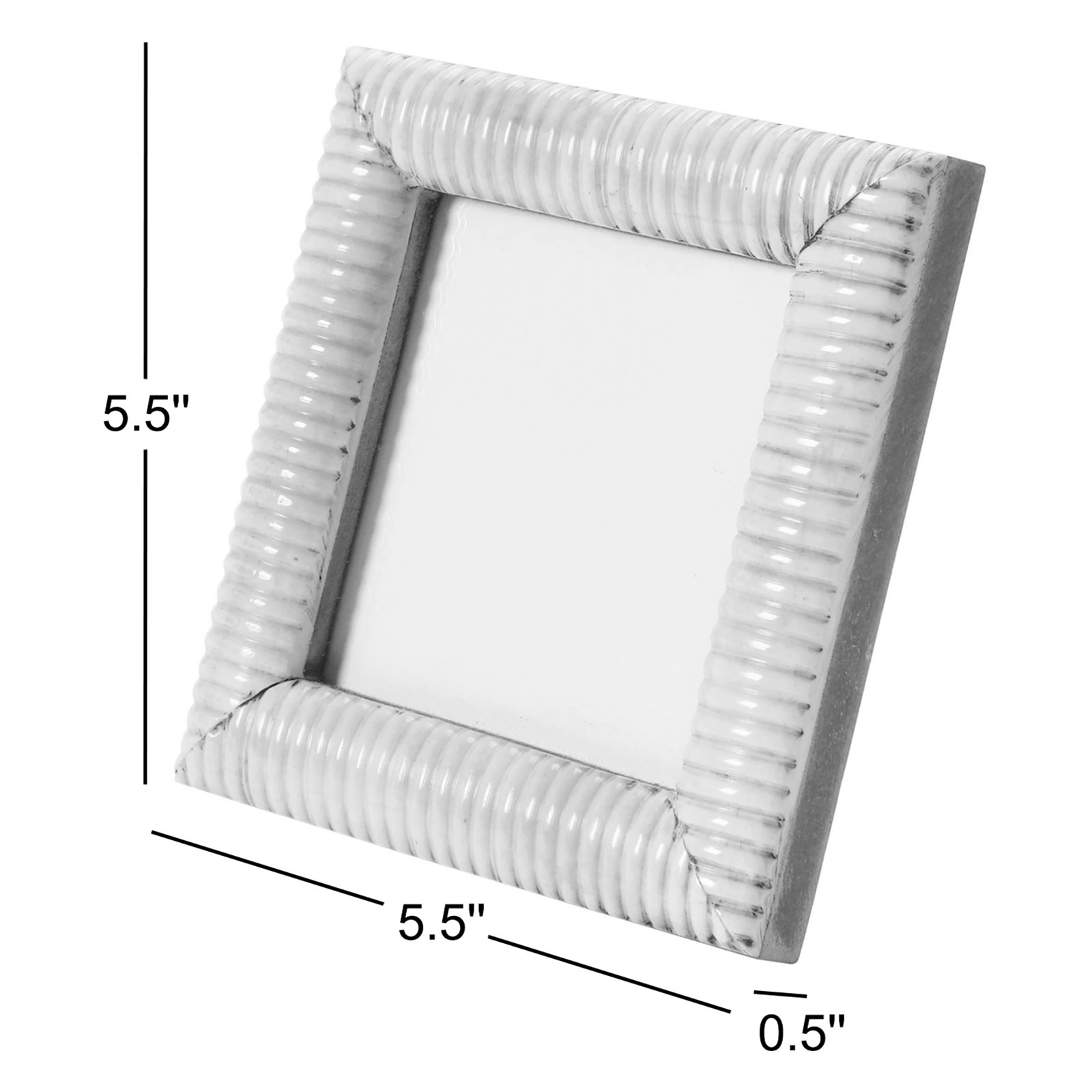 Ofra Bone Beveled Picture Frame