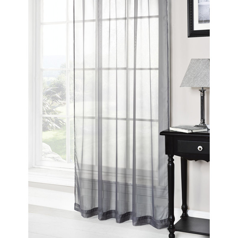 Mirri Sheer Curtain, 145 W x 112 D cm, Zest Green
