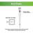 5 in. W x 5 in. D x 108 in. H Privacy End/Gate Post