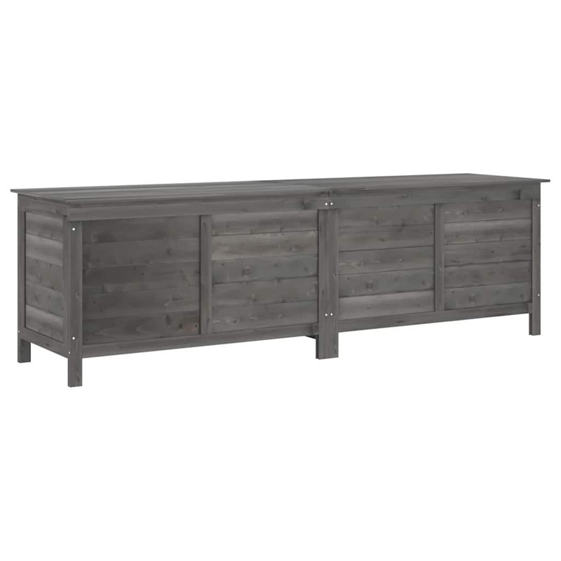Coffre de rangement pour le jardin WALPLUS, Gris anthracite