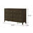 6-Drawer Dresser Cabinet Dark Cocoa