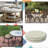 Decorative Indoor Outdoor Waterproof Round Cushion Cover, Patio Bar Stool UV Resistant Seat Cover-264965631