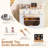 Wooden Toy Oven for Kids, Kids Kitchen Playset with Stove, Oven & Baking Drawer, Pretend Play Kitchen Set with Accessories