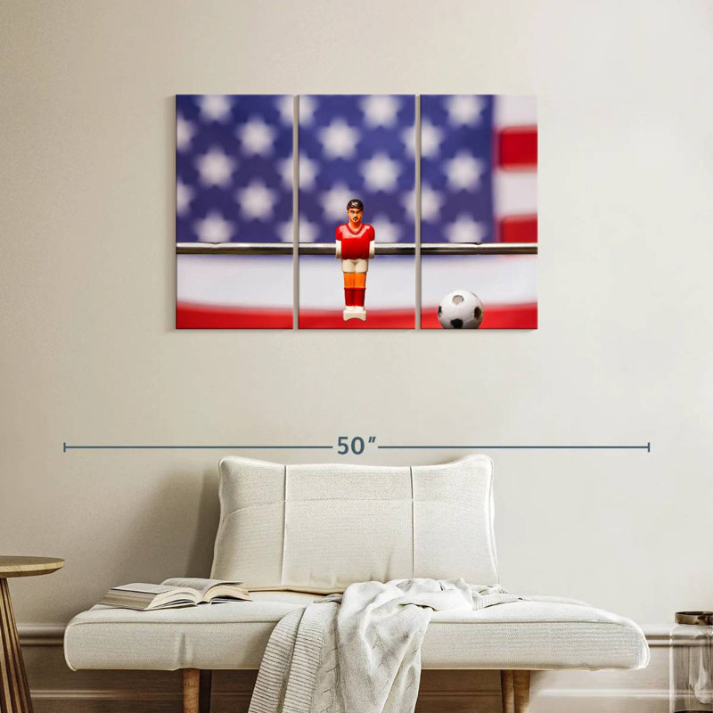 Foosball Game, 24" H x 38" W