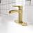 Single-Hole Single-handle Bathroom Faucet with Drain Assembly-62455633