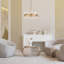Lustre tambour 6 lumières Elie-269139599