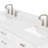 Cambridge 66.25'' Double Bathroom Vanity with Carrara Quartz Top-1729008803