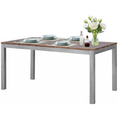 London Dining Table Solid Wood Top