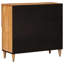 Solid Wood Rectangle Accent Cabinet