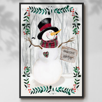 Folk Snowman Forest I