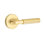 Myles Flat Passage (Hall & Closet) Door Lever with Round Rosette