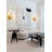 Transitional 1 Light Crystal Plaque Wall Sconce