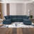 Modern Modular Sofa with Storage Seat Cushions-1173622577