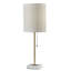 Lampe de table blanche 23 po Reed-34464673