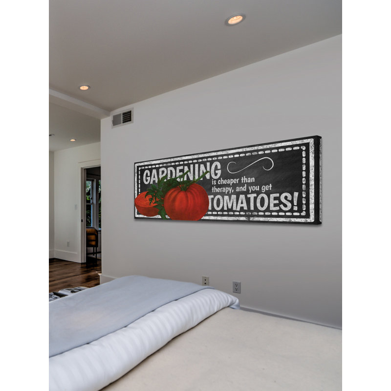 Tomato Chalk - Wrapped Canvas Print, 51 cm H x 152 cm W