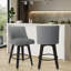 Tabourets de bar et de comptoir Loriell avec structure en bois massif-1334114383-1334298616-1334298622