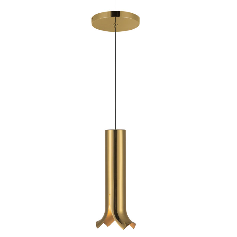 Husk 1 - Light LED Pendant, Brass, Gold