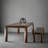 Modern simple rectangular solid wood table-109663268