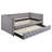 Cross Creek Grey Upholstered  Daybed With Trundle