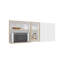Armoire murale, 2 portes, 4 tablettes