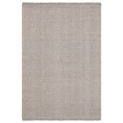 Tapis beige en jute / sisal géométrique rectangulaire tissé à la machine Marqies
