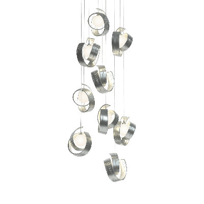 Luminaire suspendu géométrique à 9 lumières Riza