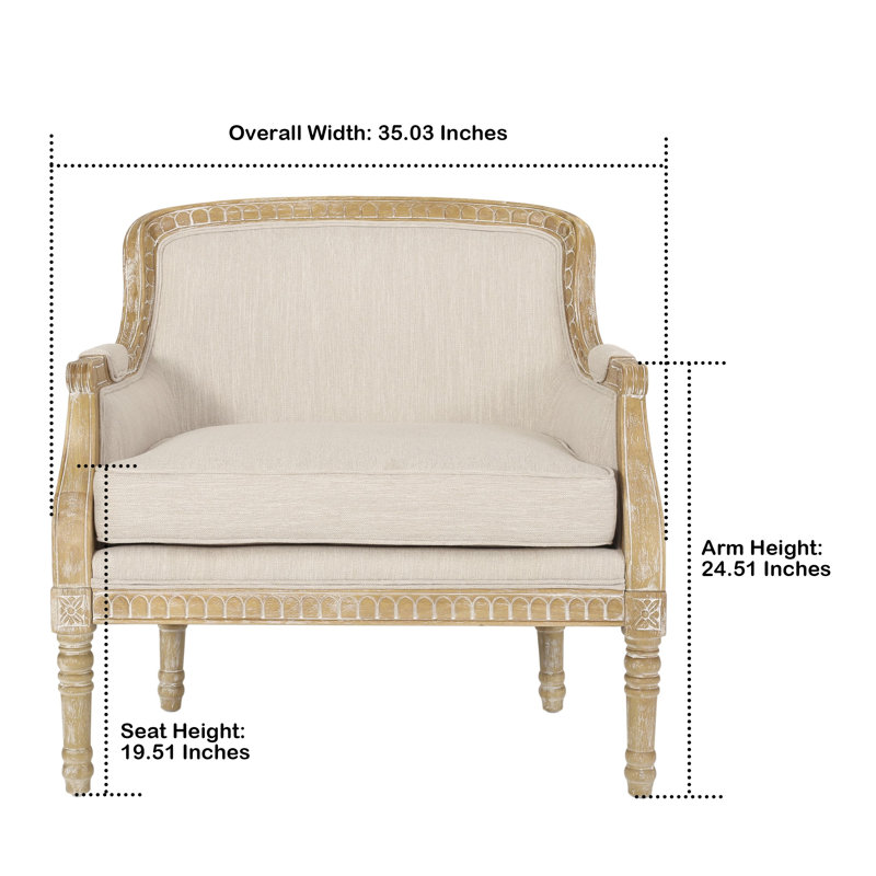 Chaise rembourrée surdimensionnée Comfy, Beige