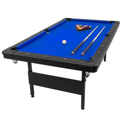 Table de billard GoSports de taille moyenne - Choisissez entre 1,83 m et 2,13 m - Modèle pliable
